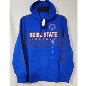 Boise state bronco's men's large blue hoodie